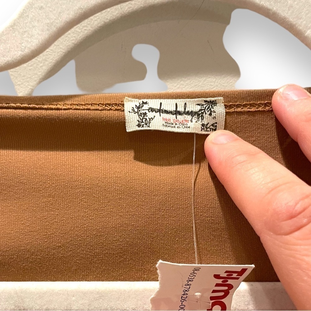 FREE PEOPLE | Close Call Duo Bodysuit | Brown | Size Small - Picture 7 of 10